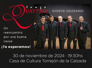 Tango Quattro concierto benéfico - 30 noviembre 2024